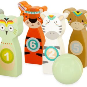 JEU DE QUILLES ANIMAUX